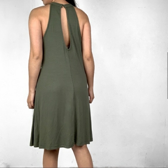 American Eagle Soft and Sexy Olive Green Dress - Picture 2 of 6